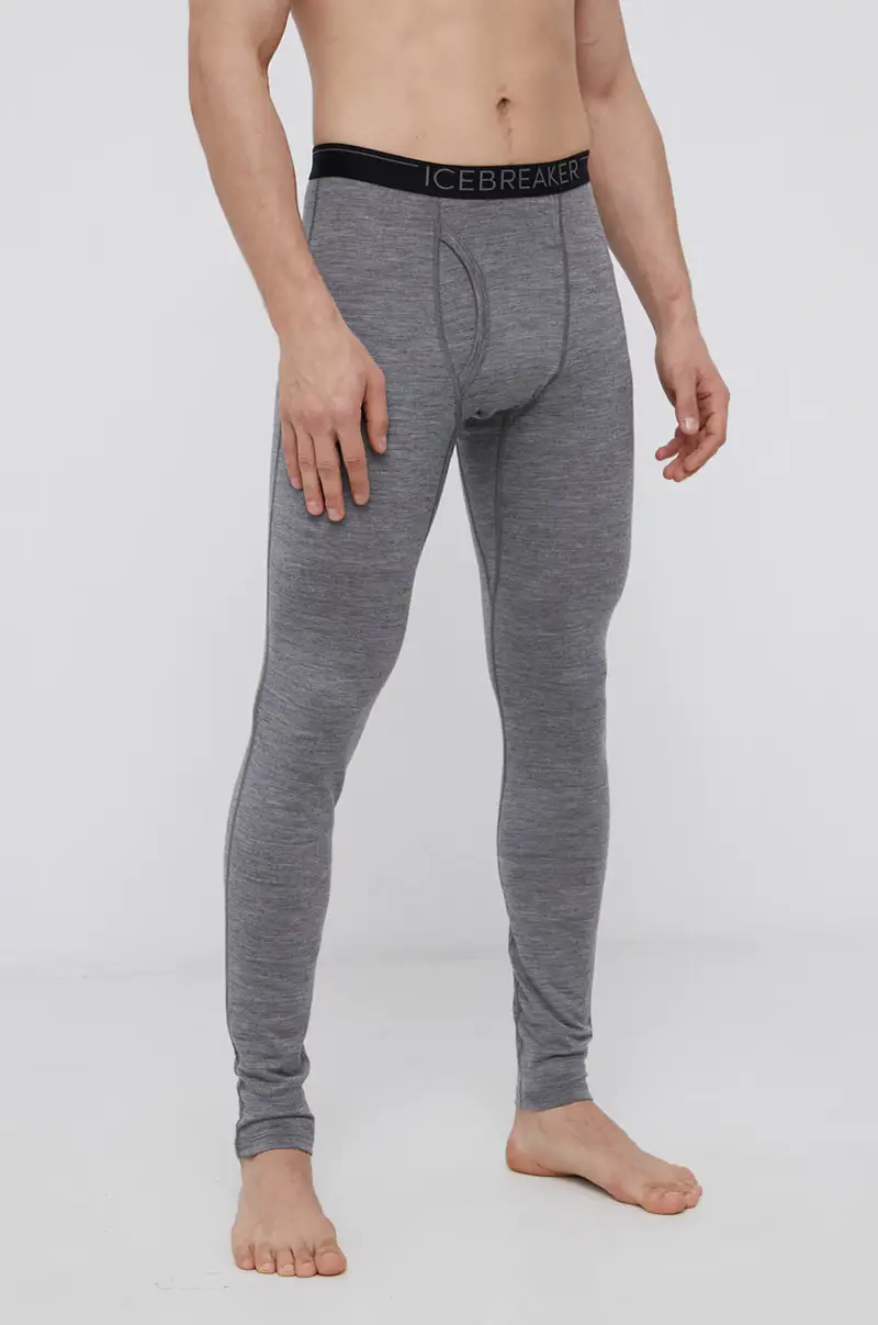 Icebreaker Leggings Uomo Grigio 3769907