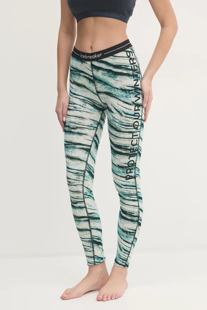 leggins funzionali Icebreaker x Protect Our Winters Beige