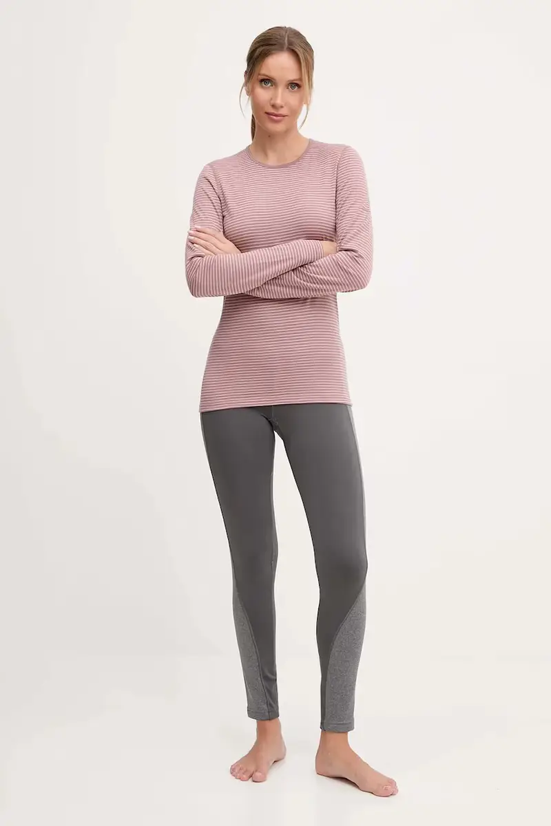 longsleeve funzionale 200 Oasis colore rosa IB1043750K51 miniatura 2