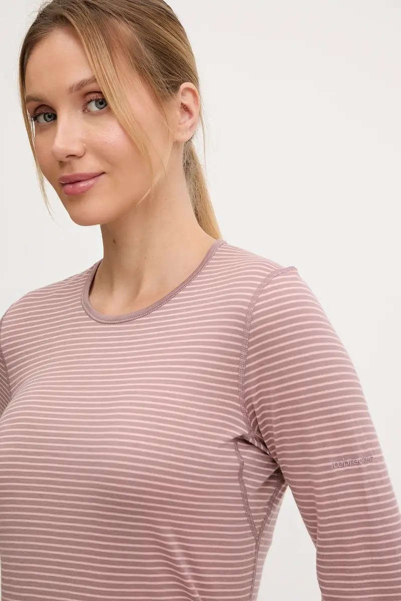 longsleeve funzionale 200 Oasis colore rosa IB1043750K51 miniatura 4