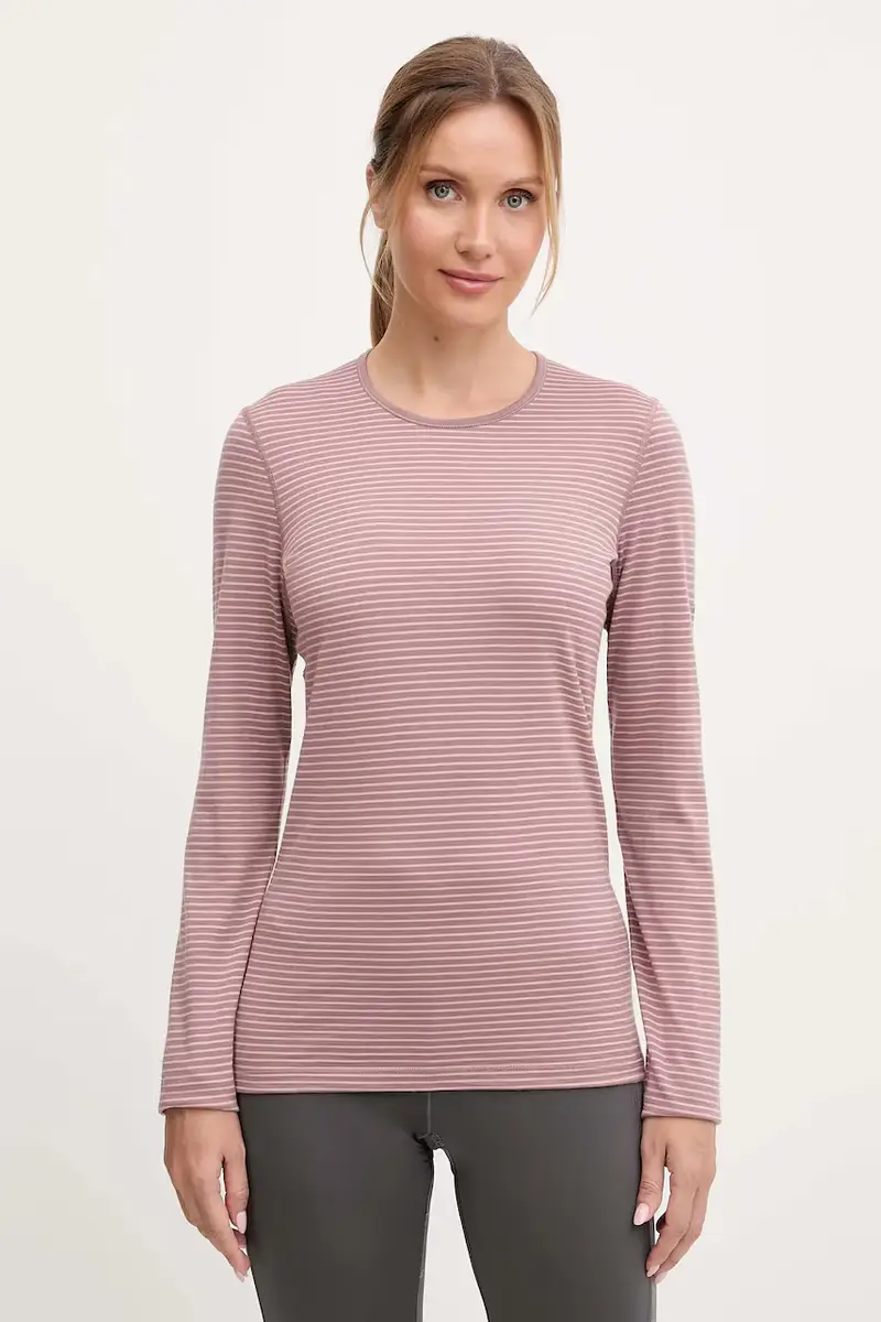 longsleeve funzionale 200 Oasis colore rosa IB1043750K51