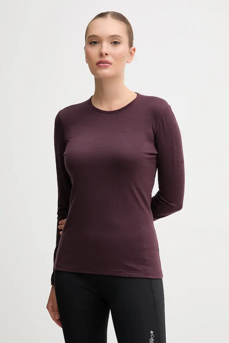 longsleeve funzionale 200 Oasis colore violetto IB1043750GW1