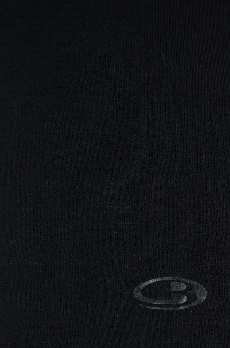 longsleeve funzionale in lana Nero miniatura 5