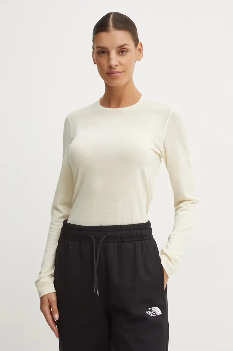 longsleeve funzionale Merino 200 Oasis colore beige IB1043750001