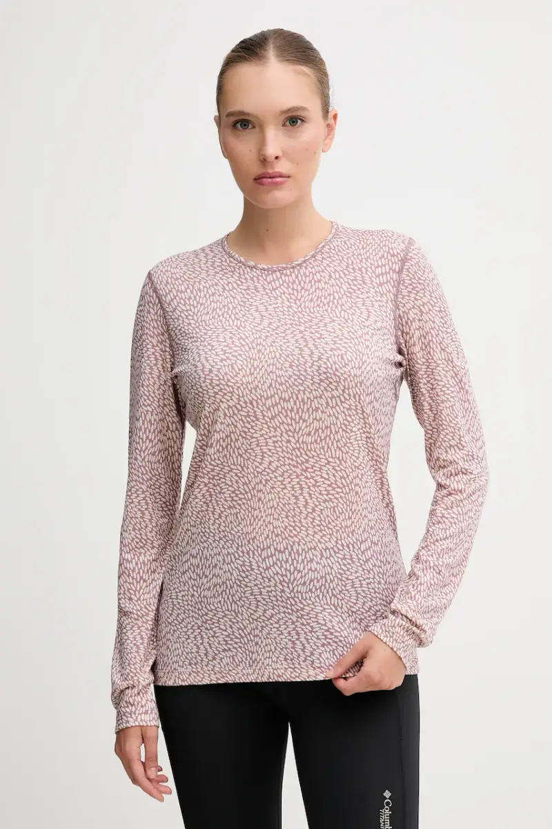 longsleeve funzionale Merino 200 Oasis colore rosa IB0A57BH0H91