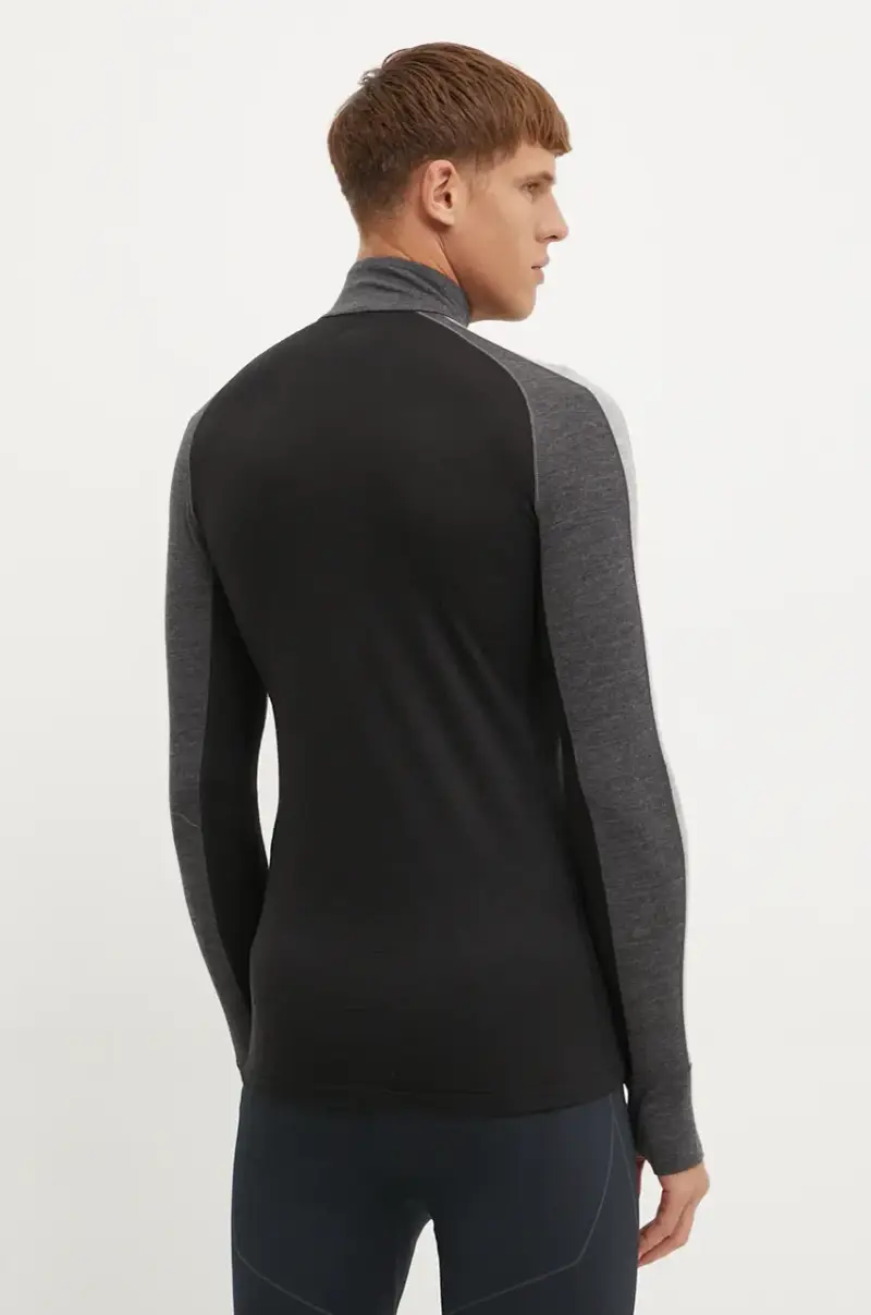longsleeve funzionale Merino 200 ZoneKnit colore nero IBBA56H95851 Grigio miniatura 2