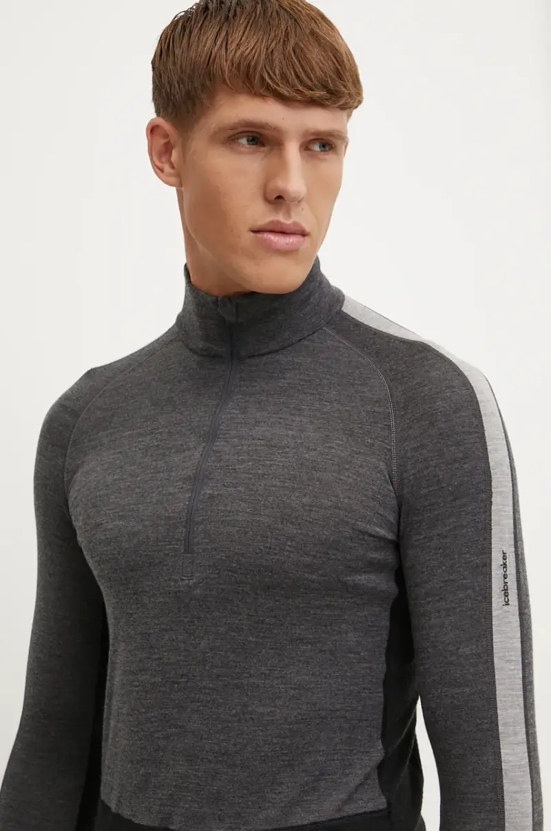 longsleeve funzionale Merino 200 ZoneKnit colore nero IBBA56H95851 Grigio miniatura 3