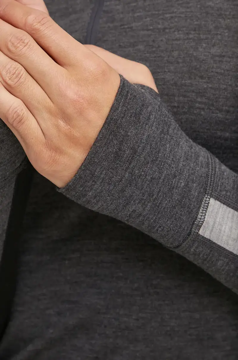 longsleeve funzionale Merino 200 ZoneKnit colore nero IBBA56H95851 Grigio miniatura 4