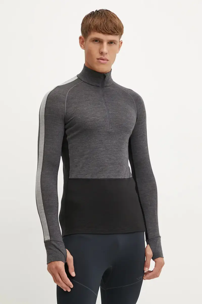 longsleeve funzionale Merino 200 ZoneKnit colore nero IBBA56H95851 Grigio