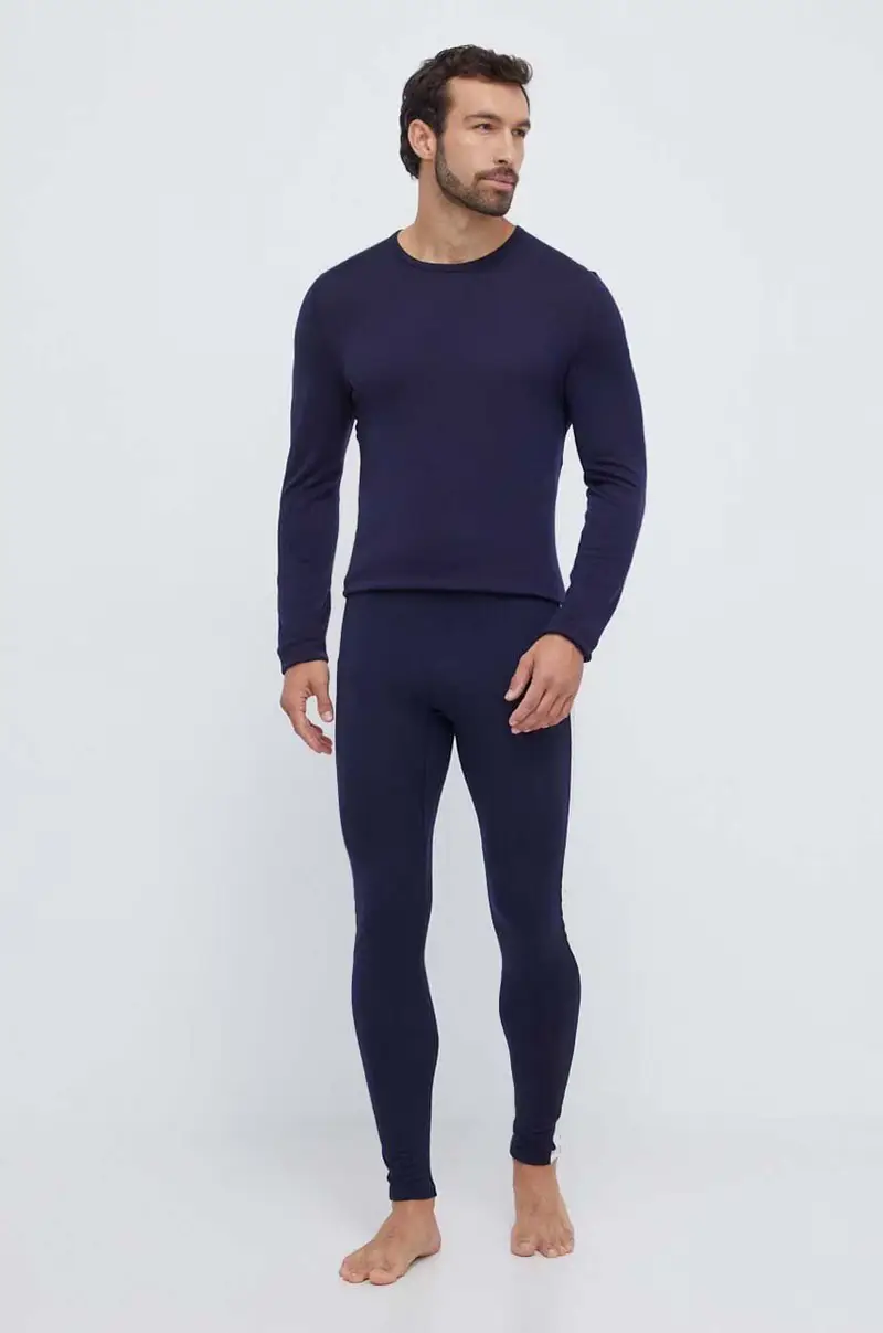 longsleeve funzionale Merino 260 Tech Blu navy miniatura 2