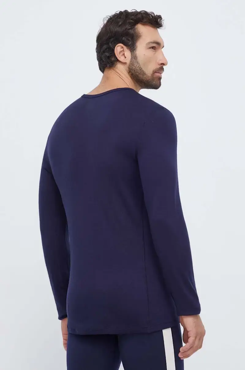longsleeve funzionale Merino 260 Tech Blu navy miniatura 3