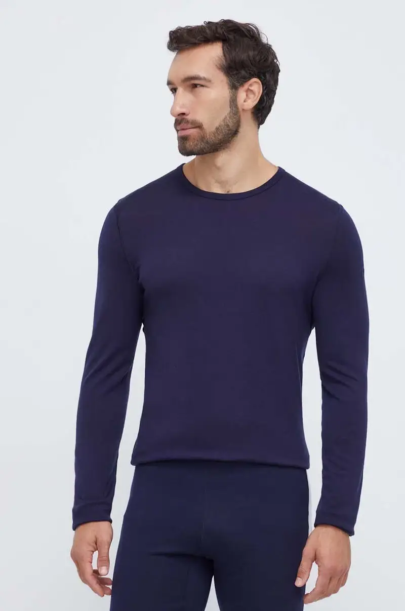 longsleeve funzionale Merino 260 Tech Blu navy