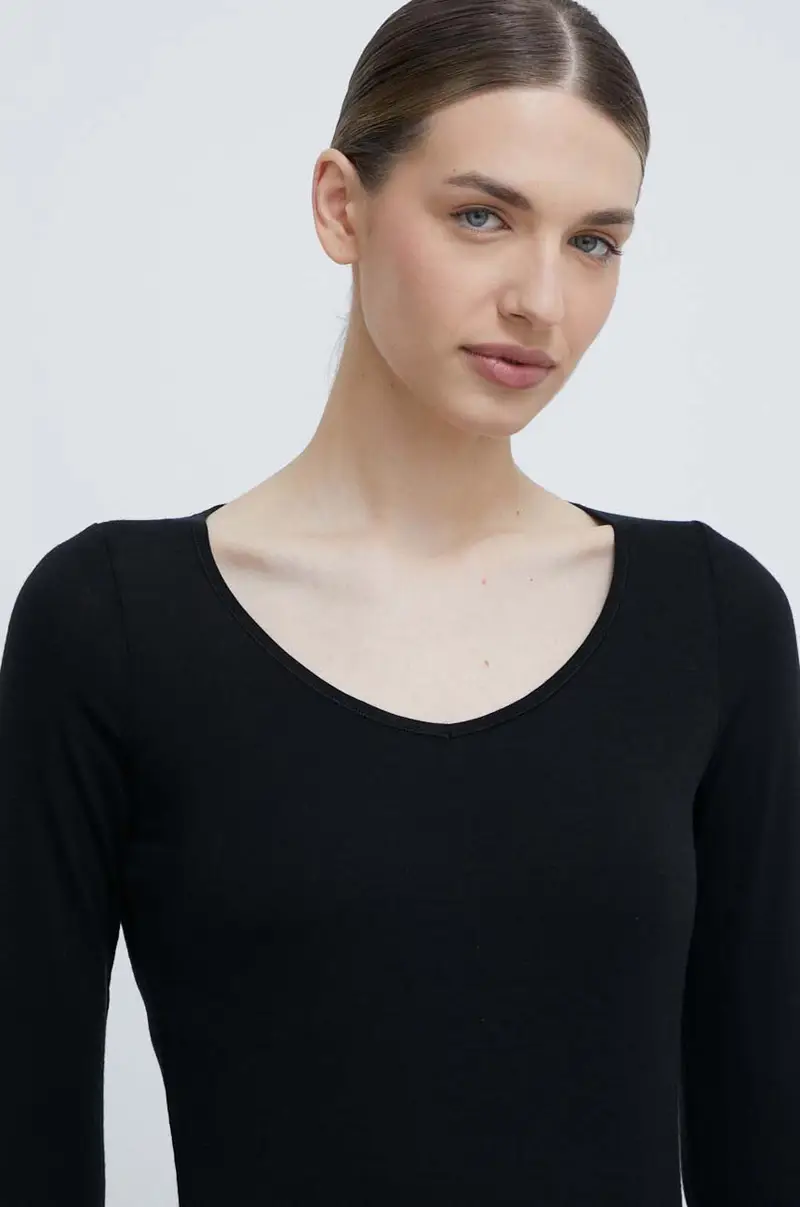 longsleeve funzionale Siren colore nero