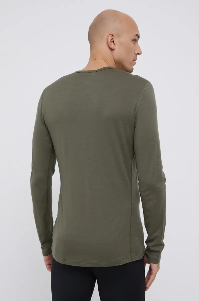 longsleeve in cotone Verde miniatura 2
