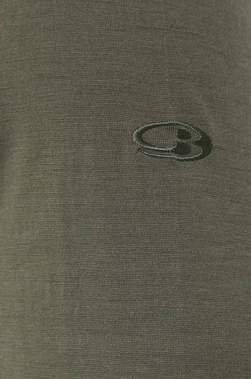 longsleeve in cotone Verde miniatura 4