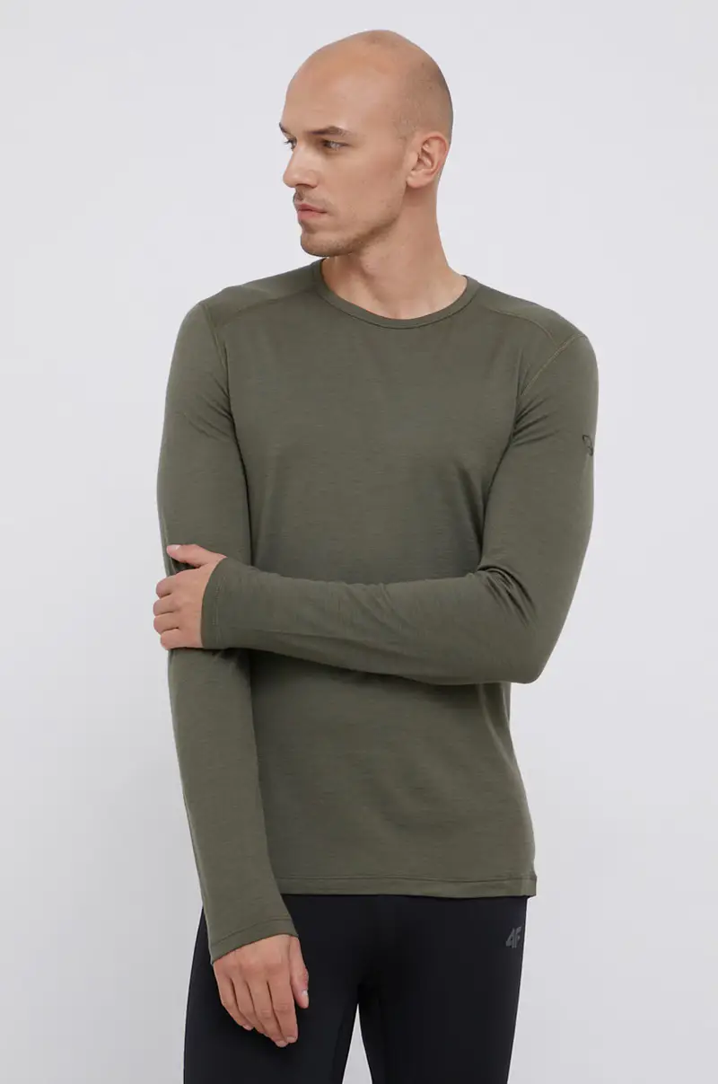 longsleeve in cotone Verde