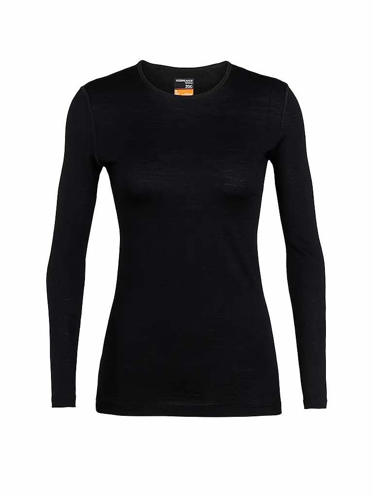Maglia funzionale da donna Merino 200 Oasis LS nero | XS