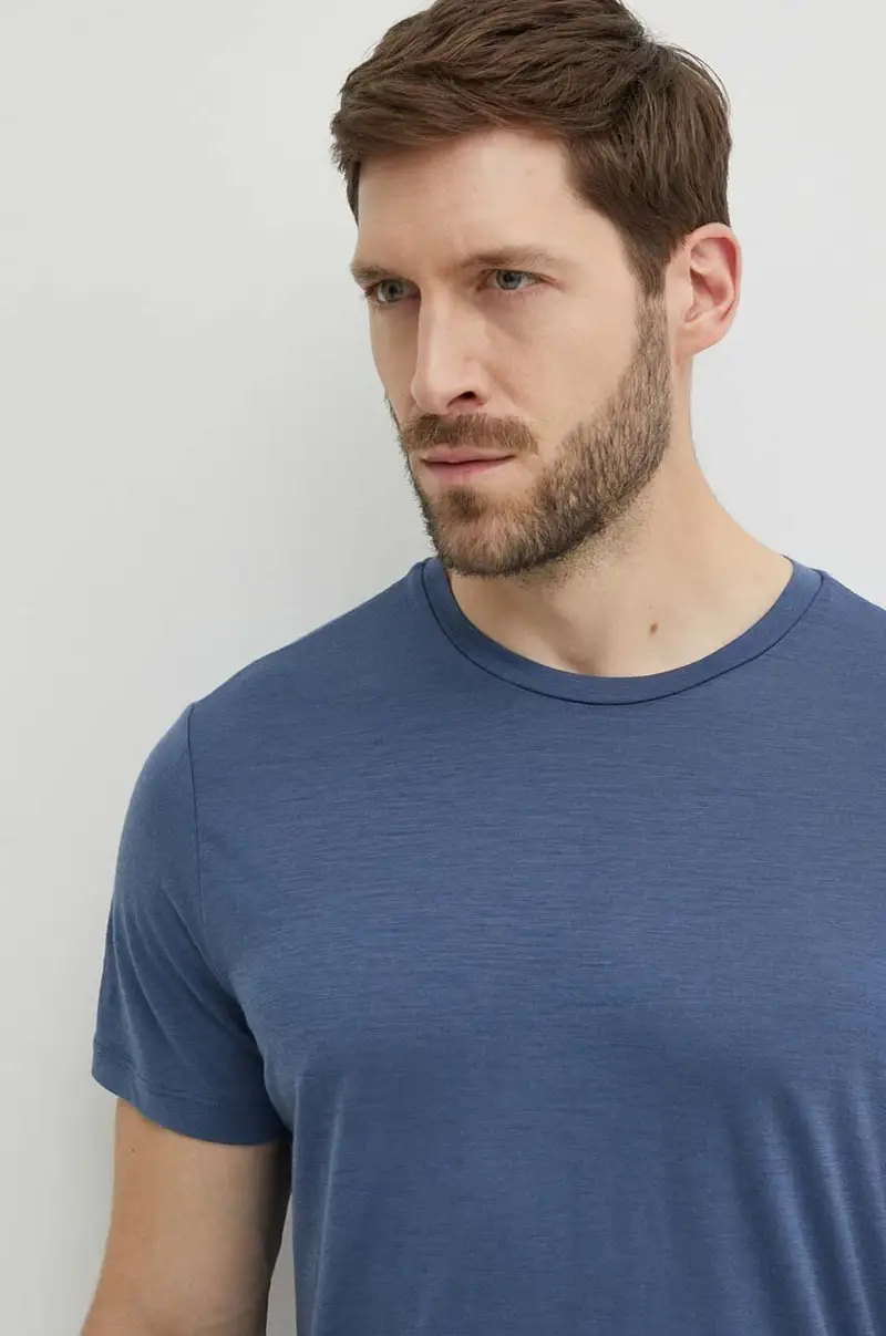 maglietta da sport Merino 150 Tech Lite III Blu miniatura 4