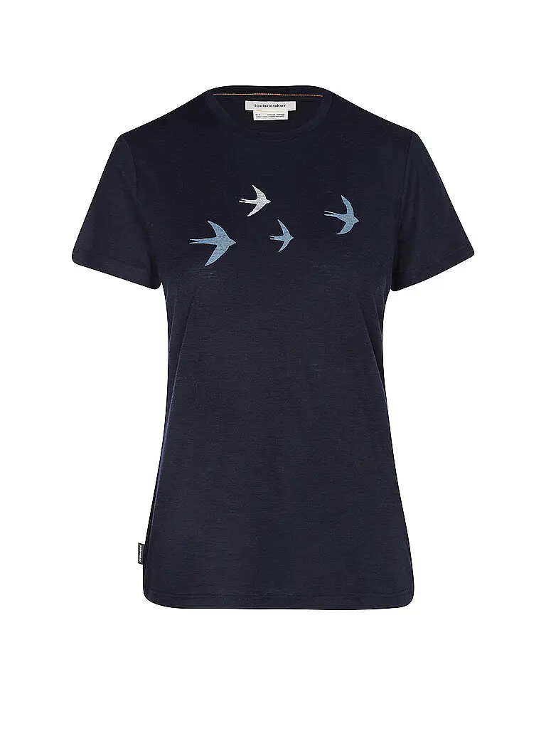 Maglietta funzionale da donna 150 Tech Lite Bird blu | XS