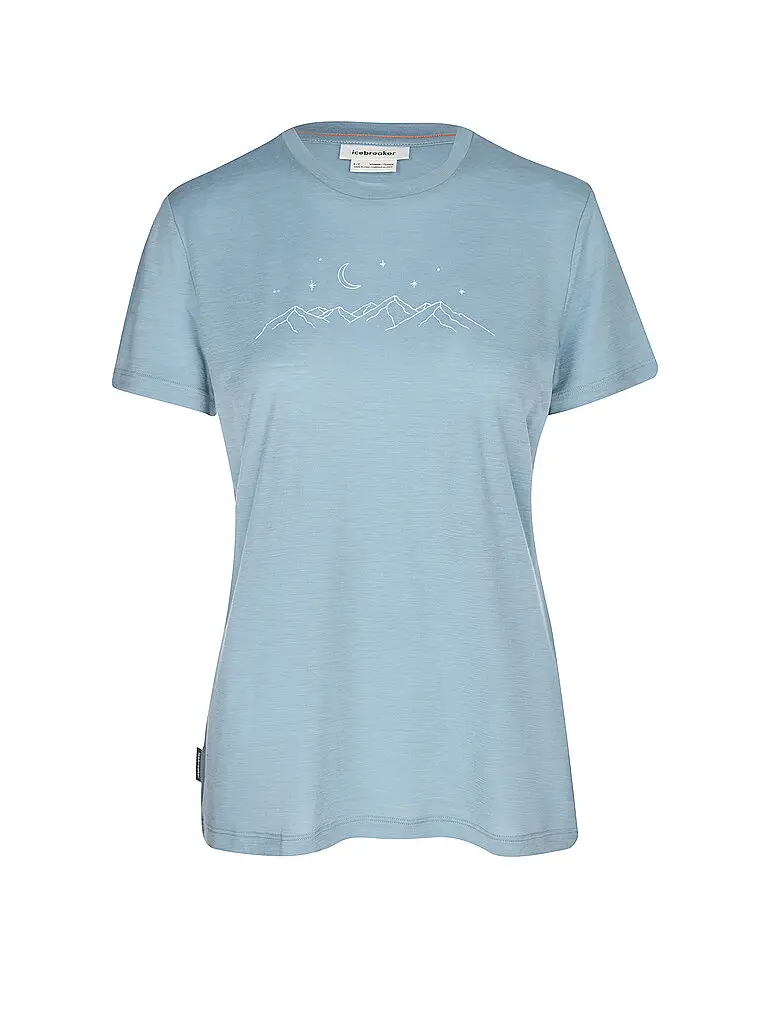 Maglietta funzionale da donna 150 Tech Lite Sparkling azzurro | XS