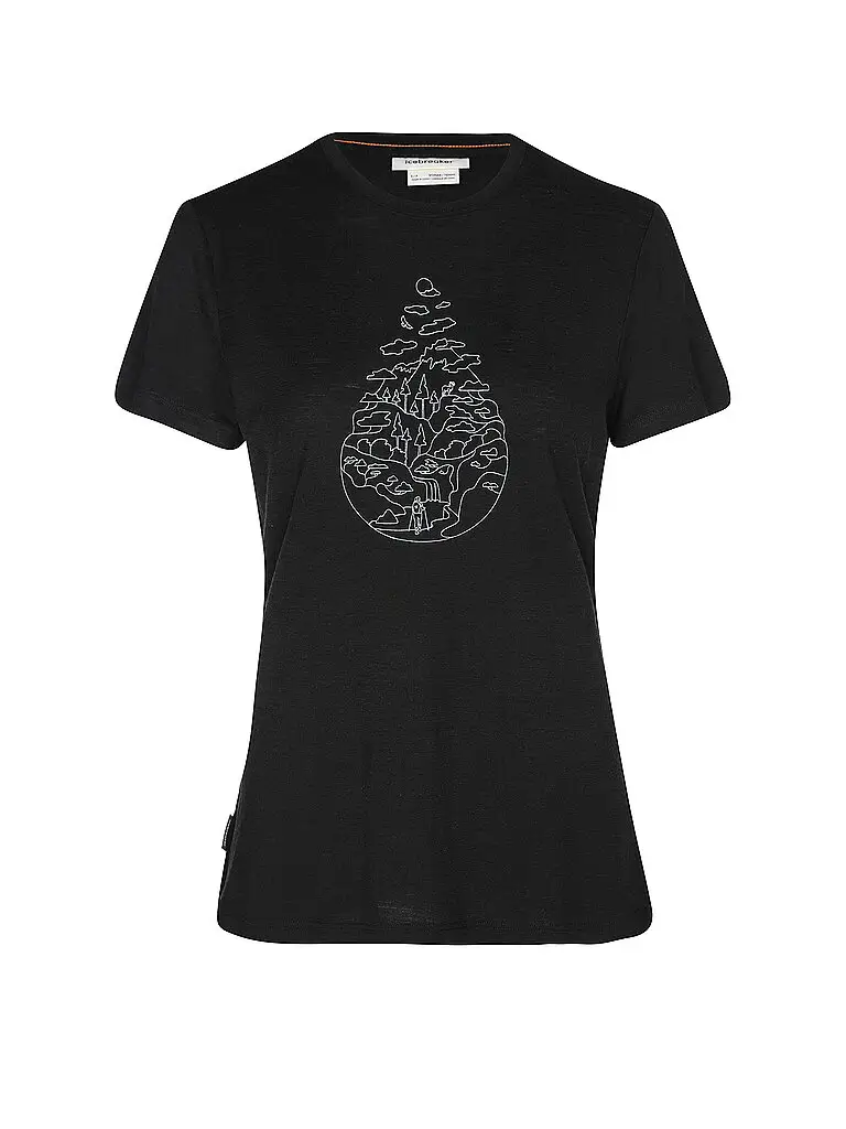 Maglietta funzionale da donna Hike Path 150 Tech Lite nero | XS