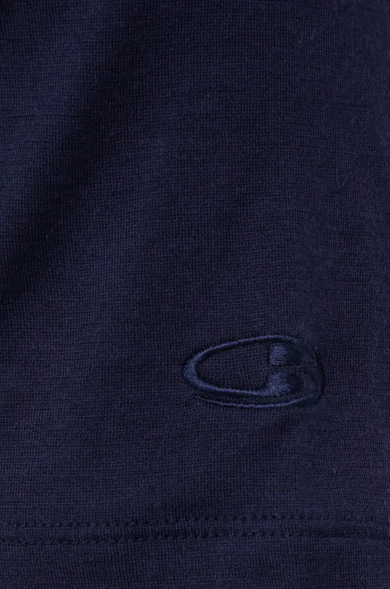 maglietta in lana Blu navy miniatura 4