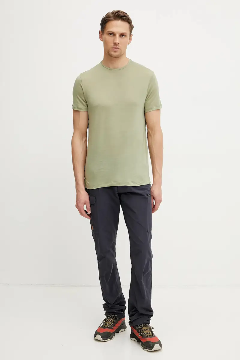 maglietta sportiva Merino Blend 125 Sphere colore verde IB0A56ZMA741 miniatura 2