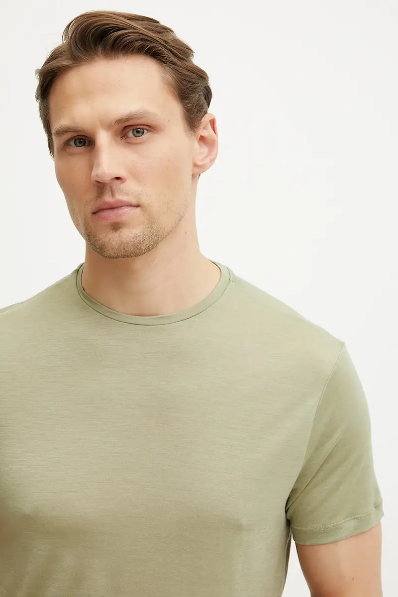 maglietta sportiva Merino Blend 125 Sphere colore verde IB0A56ZMA741