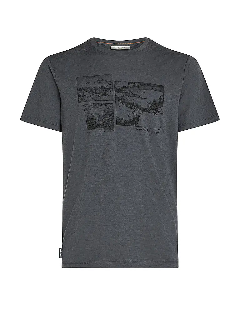 Maglietta tecnica da uomo Journey 150 grigio | S