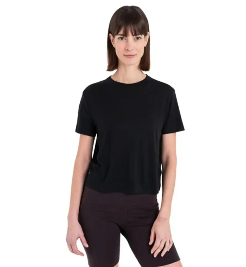 Icebreaker T-shirt Donna Nero 2406065