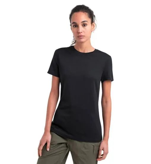 Icebreaker T-shirt Donna Nero 4293878