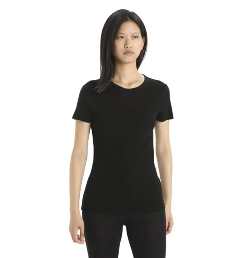 Merino 150 Zone SS Crewe - maglietta tecnica - donna Black