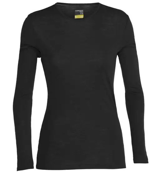 Merino 175 Everyday LS Crewe - maglietta tecnica a maniche lunghe - donna Black