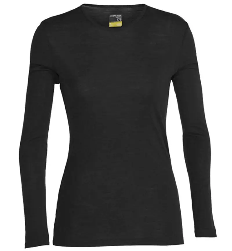 Merino 175 Everyday LS Crewe - maglietta tecnica a maniche lunghe - donna Black