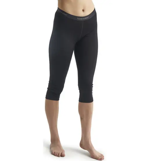 Merino 200 Oasis - calzamaglia 3/4 - donna Black