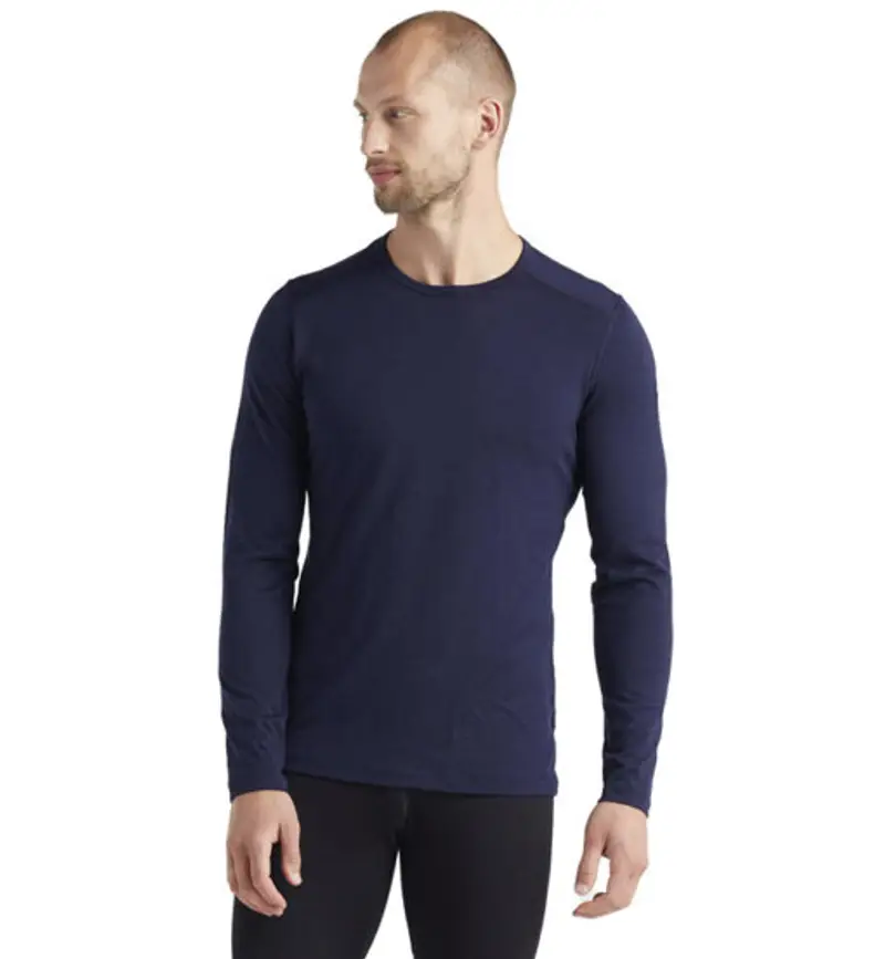 Merino 200 Oasis Crewe - maglietta tecnica a maniche lunghe - uomo Blue