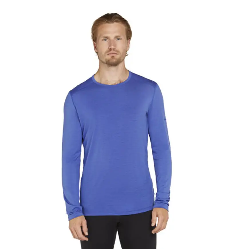 Merino 200 Oasis Crewe - maglietta tecnica maniche lunghe - uomo Blue