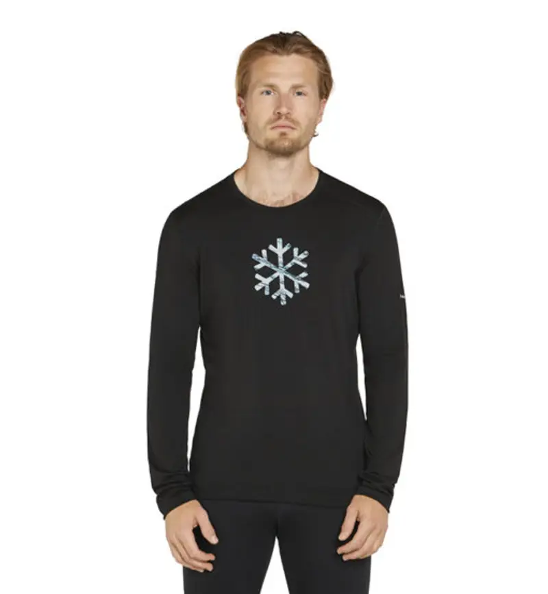 Merino 200 Oasis POW - maglietta tecnica - uomo Black