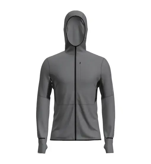 Merino 200 RealFleece™ Descender - felpa in pile con cappuccio - uomo Grey