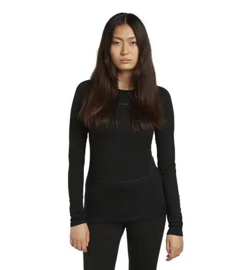 Merino 200 Thermo - maglietta tecnica - donna Black