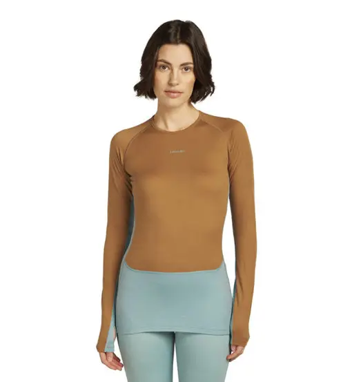 Merino 200 Thermo - maglietta tecnica - donna Brown