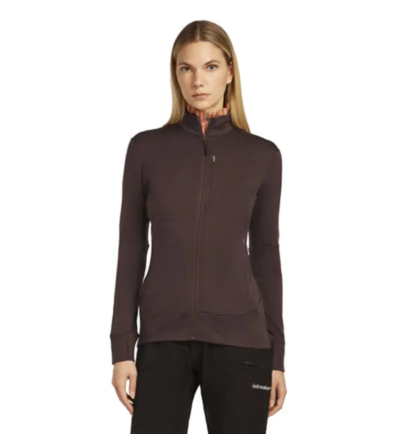 Merino 260 Quantum - felpa in pile - donna Brown