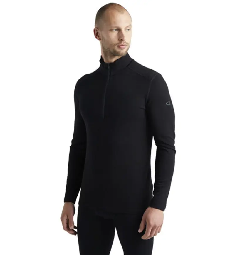 Merino 260 Tech Half Zip - maglietta tecnica a maniche lunghe - uomo Black