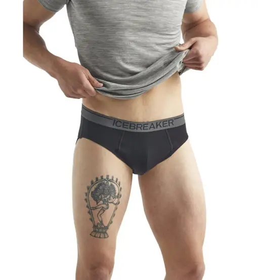 Merino Anatomica Briefs - slip - uomo Black