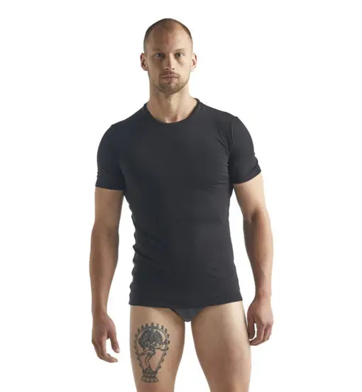 Merino Anatomica SS Crewe - maglietta tecnica - uomo Black