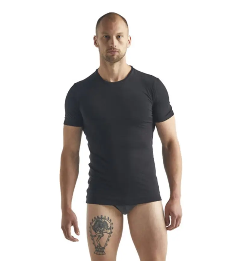 Merino Anatomica SS Crewe - maglietta tecnica - uomo Black