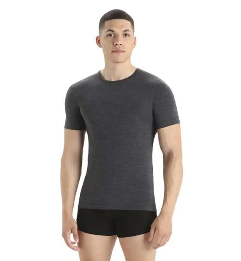 Merino Anatomica SS Crewe - maglietta tecnica - uomo Grey
