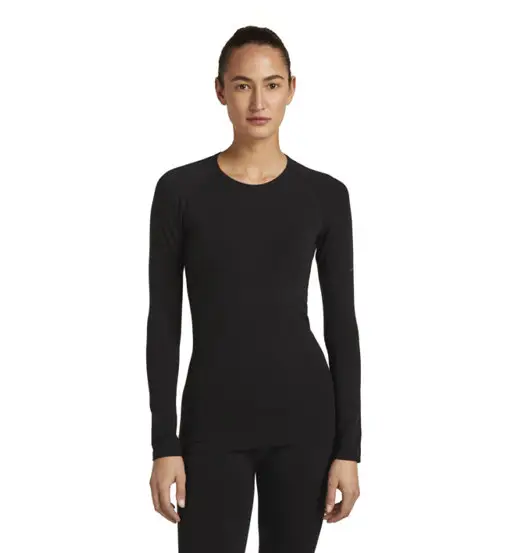 Merino Seamless 260 LS - maglietta tecnica maniche lunghe - donna Black