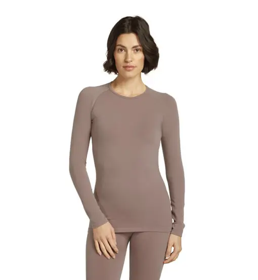 Merino Seamless 260 LS - maglietta tecnica maniche lunghe - donna Light Brown