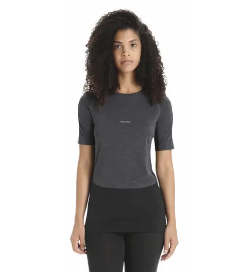 Merino W 125 ZoneKnit - maglietta tecnica - donna Grey